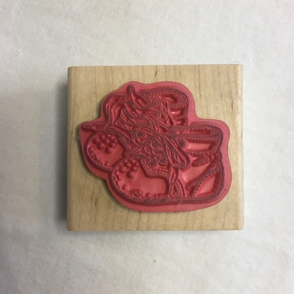 Stampabilities Baby Booties Wood Mounted Stamp - Picture 2 of 4